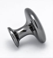 10pcs xTEZ® 30MKBN  Metal Pull Knobs Handles - 30mm dia - Come with screws - Nickel Black/Gunpowder